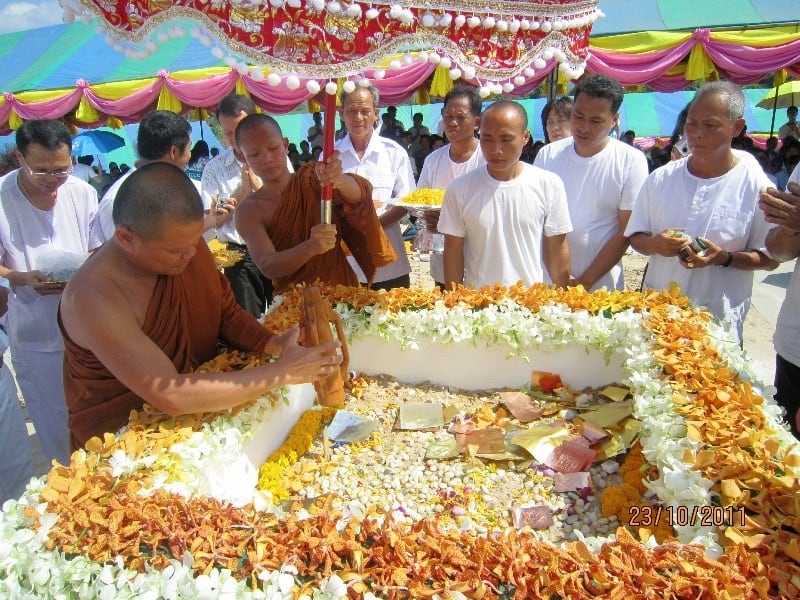 วางศิลาฤกษ์พระมหาเจดีย์